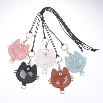 1 pièce Forme de Chat Sac de Rangement pour Poils d'Animaux en Cuir Commémoratif Porte-clés Multifonctionnel Portable pour Poils de Chat et de Chien Cadeau Commémoratif