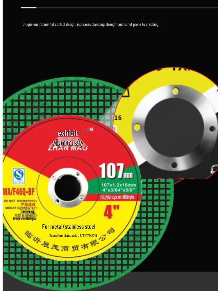 100mm Metal Cutting & Grinding Disc for Angle Grinders - Polishing Alloy Steel Saw Blade