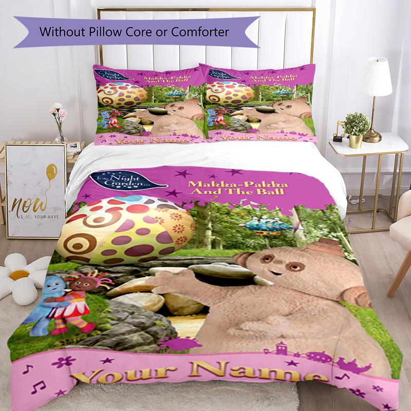 Plim Plim Personalized Text Bed Linens Design for Living Rooms Soft Bedding Home Decor Best for Christmas