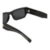 Saint Laurent Logo Acetate Irregular Frame Sunglasses Men sunglasses Black 779820Y99601033