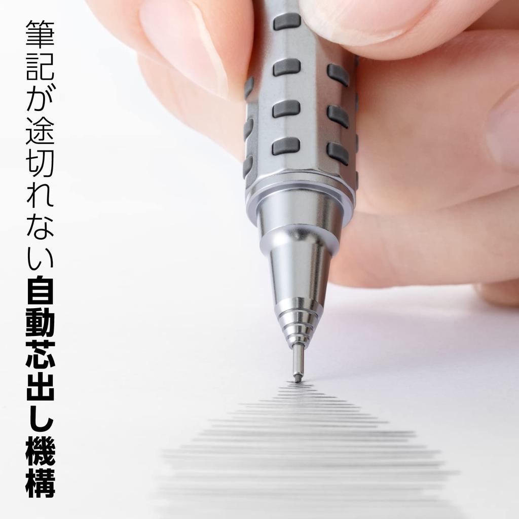 Pentel Orenz AT Mechanical Pencil, 0.5mm, Gray, XPP2005-N