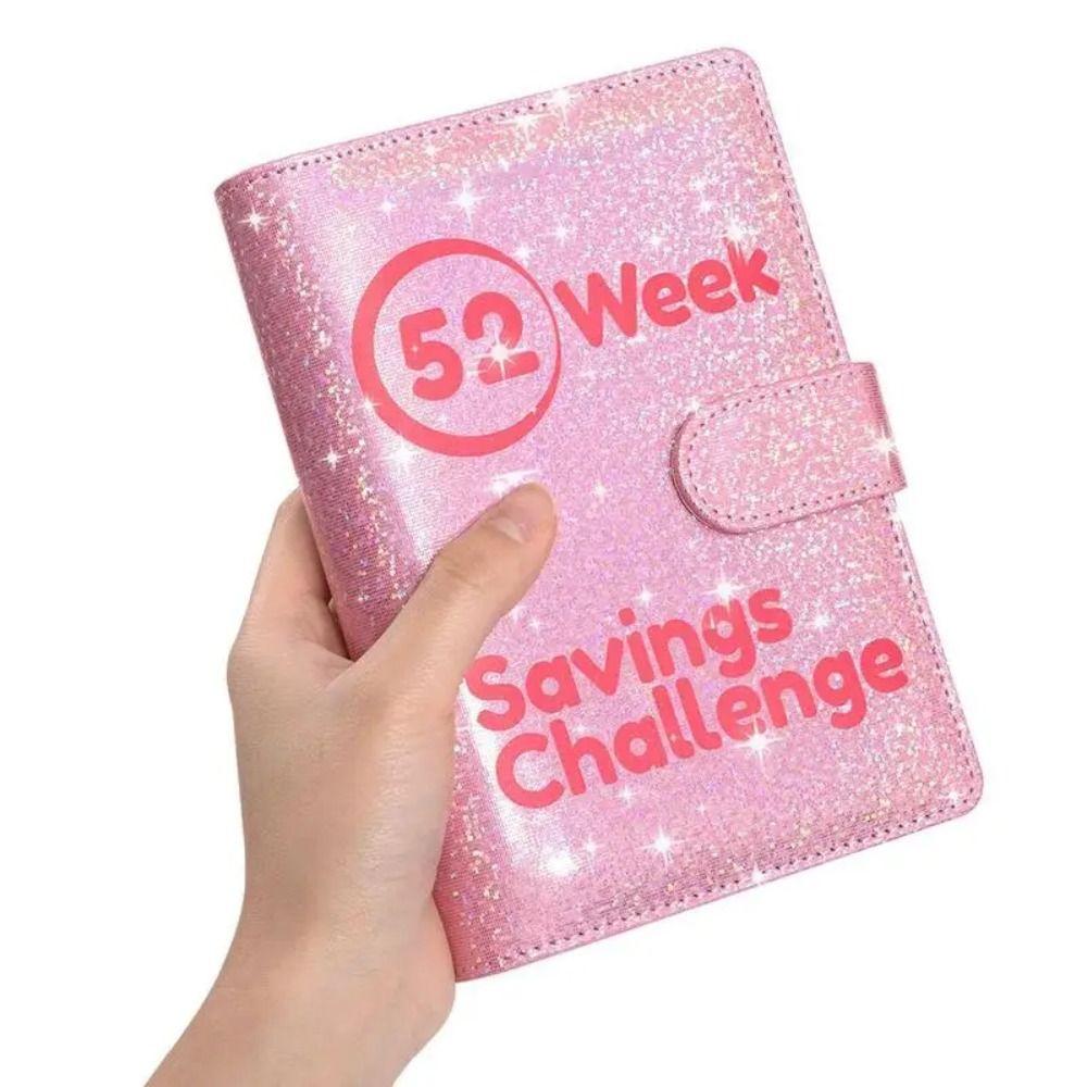 with Magnetic Buckle 52 Weeks Envelope Binder A6 Money Saving Binder  Couple