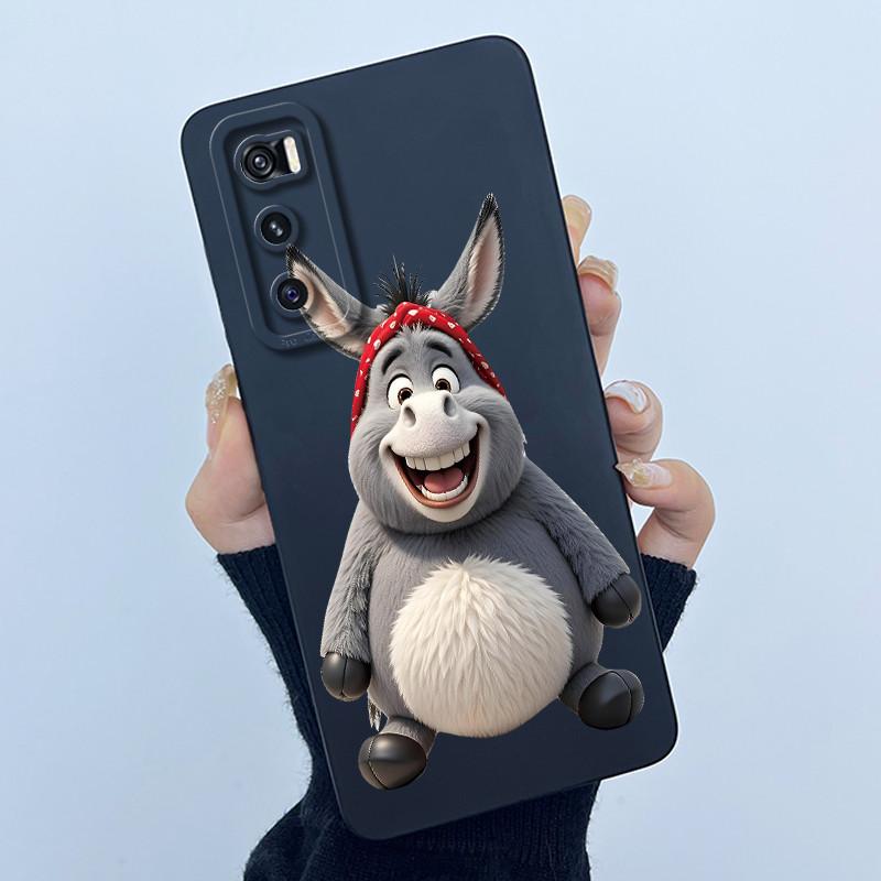 For Vivo V20 SE Case V2022 V2023 Lovely Cartoon Cat Liquid Silicone Soft TPU Shockproof Bumper For Vivo V20SE Phone Cover Funda