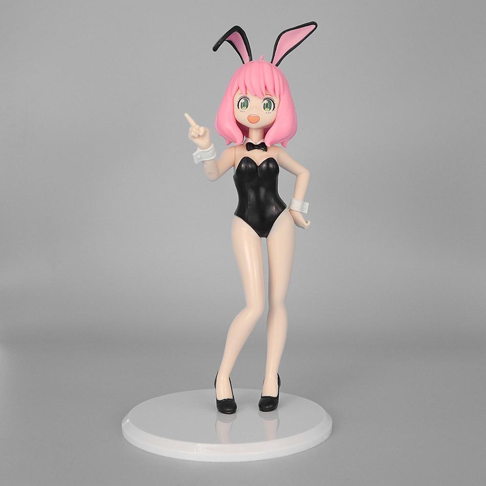 Police Uniform Bunny Girl Ania Handles Spies And Family Comics Anime American Girls Handle PVC Model Animation Accessories