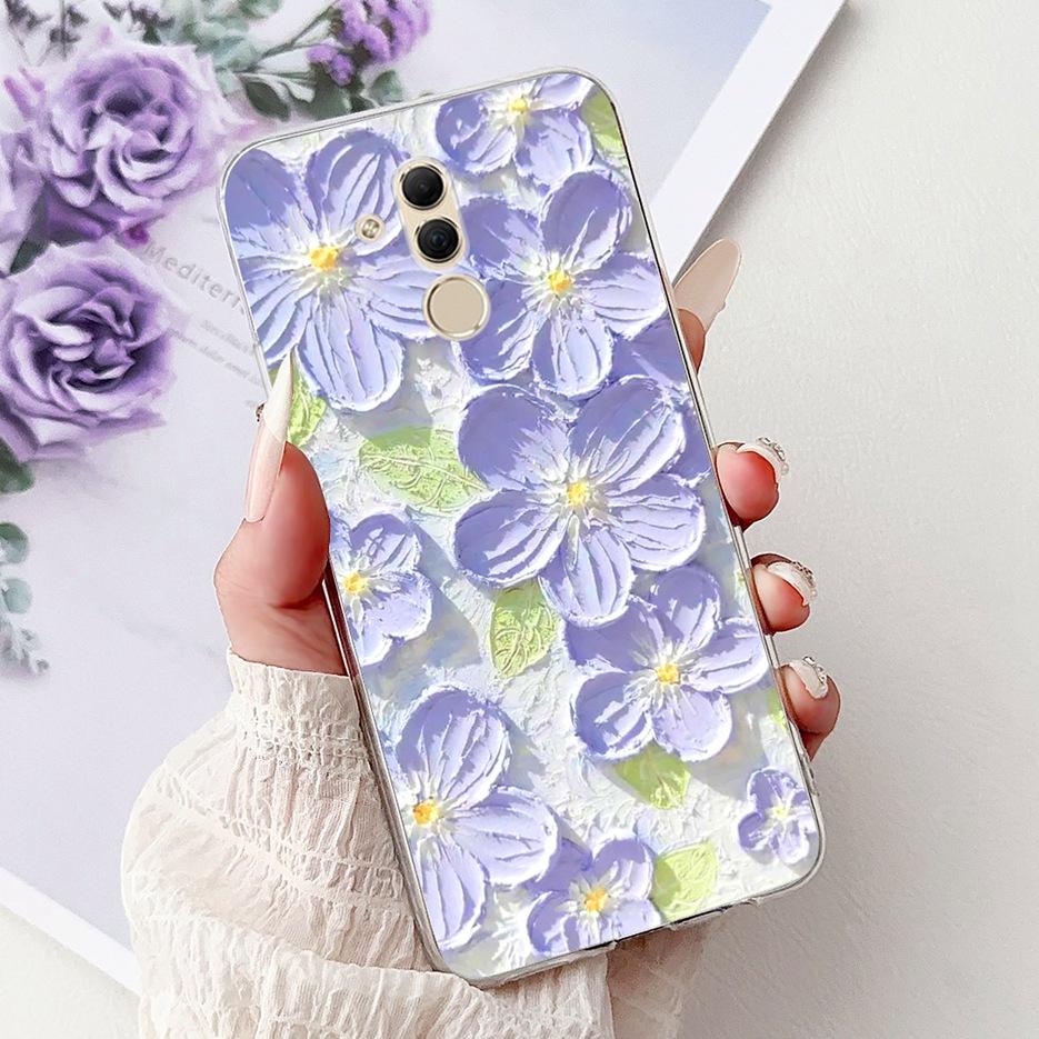 For Huawei Mate 20 Lite Case SNE-AL00 SNE-LX1 Popular Painted Cover Soft Slim Phone Case For Huawei Mate 20 Pro Mate20 Lite Bags