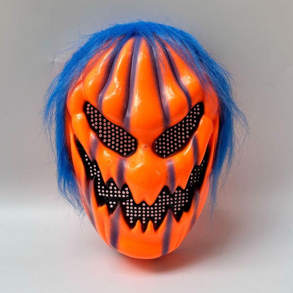 Creativity Halloween Pumpkin Mask Orange Pumpkin Full Face Mask  Carnival Party