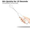 3 Speeds For Cappuccino Cream USB Electric Handheld Milk Frothers Mini Coffee Maker Whisk Kitchen Egg Whisk Mixer Rechargeable