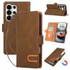 Leather Wallet Cards Phone Case for Samsung S26 Ultra S25 S24 FE S23 S22 S21 Plus A57 A37 A27 A17 A07 A55 A35 A06 A56 A36 Cover