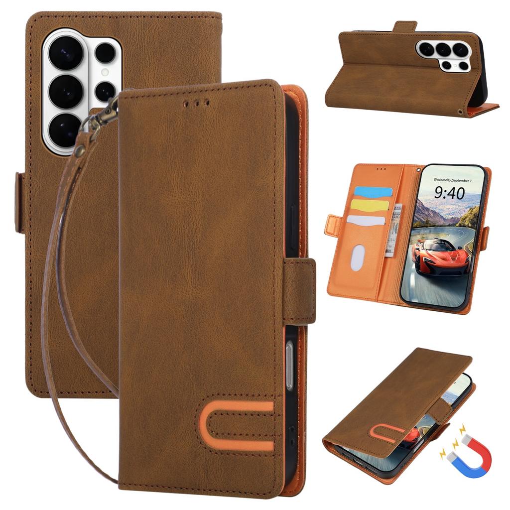 Leather Wallet Cards Phone Case for Samsung S26 Ultra S25 S24 FE S23 S22 S21 Plus A57 A37 A27 A17 A07 A55 A35 A06 A56 A36 Cover