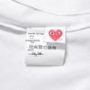 HEYPLAY Men's Japanese Trendy Cotton Hoodie - Layered White Heart Zipper, Autumn/Winter