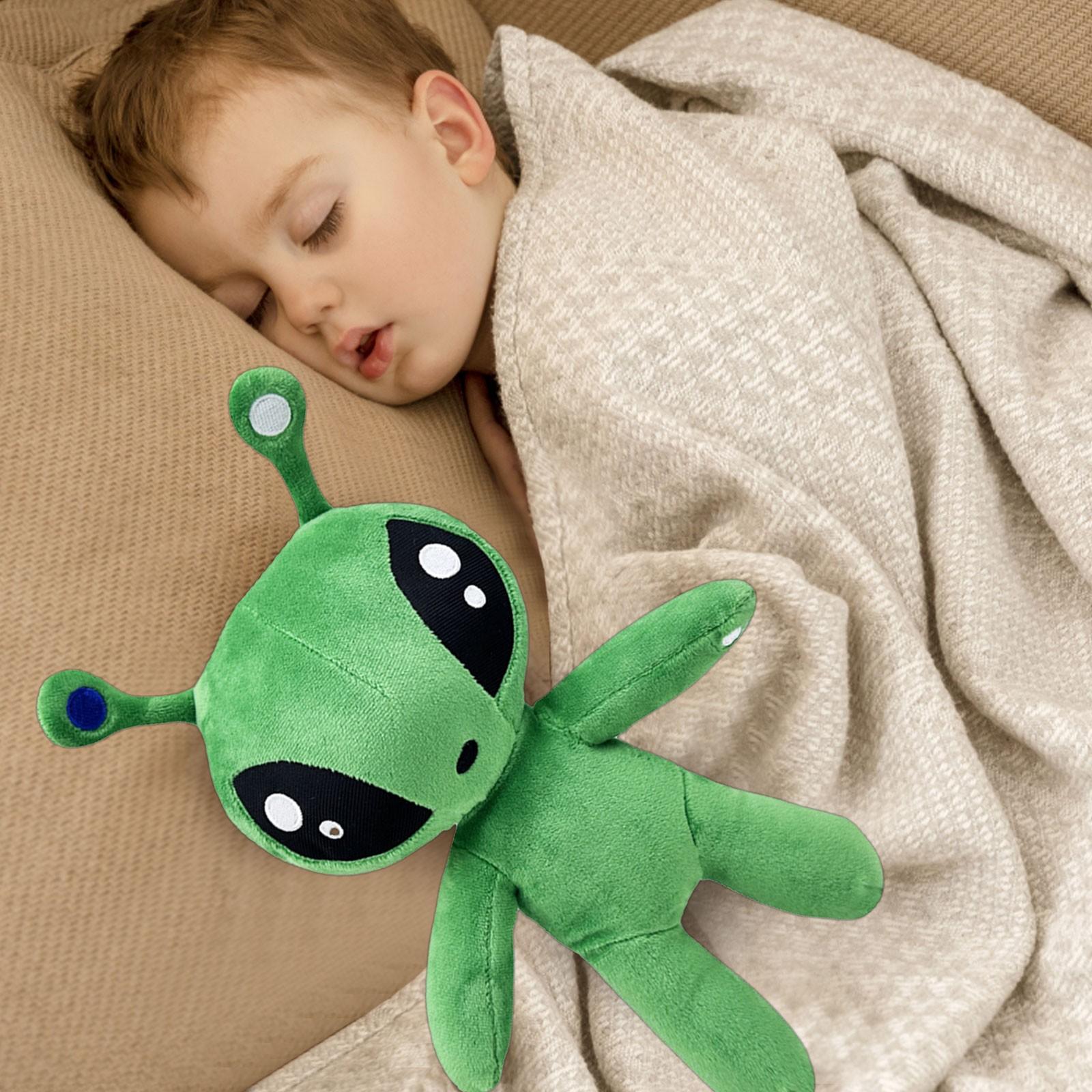 Peluche Extraterrestre Verte AFTONSPARV - 25 Cm, Douce, Cadeau Pour Enfants Et Fans De Science-fiction