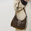 High-end Brand Designer Shoulder Bag Luxury Stylish Crossbody Bags Retro Trendy Bag Premium Frosted Suede Leather Underarm Bags