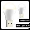 5PCS Mini USB Night Light Cool White LED Lights Reading Light Book Night Portable Home USB Nightlight Books Bedroom Lamps