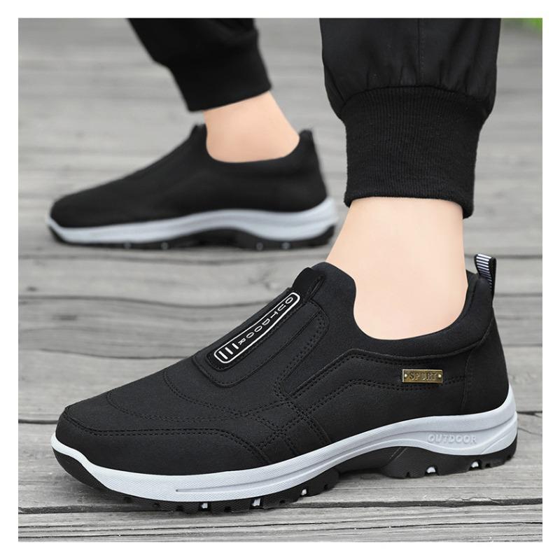 Men's Sports Shoes with Soft Soles, Dad's Shoes, One-piece Style, Suitable for Middle-aged and Elderly People for Walking.