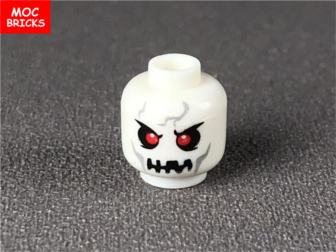 

10 шт./лот Кубики MOC Лицо Дьявола Совместимая Фигурка Скелета Действия Строительные Блоки Образовательные Детские Игрушки Подарки