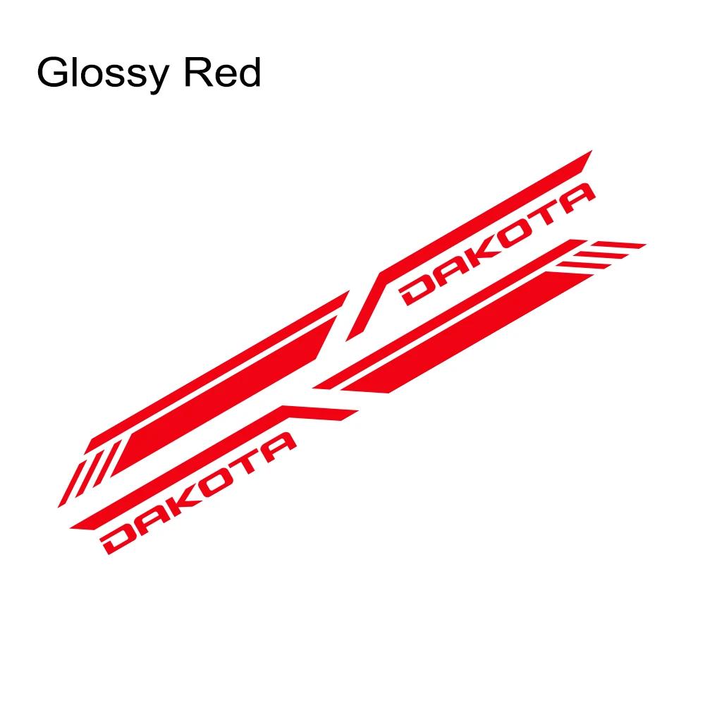 Pickup Bed Side Sticker For Dodge Dakota SLT SXT 5.9 R/T Sport Car Stripes Style Decor Decal Truck Vinyl Cover Auto Accessories