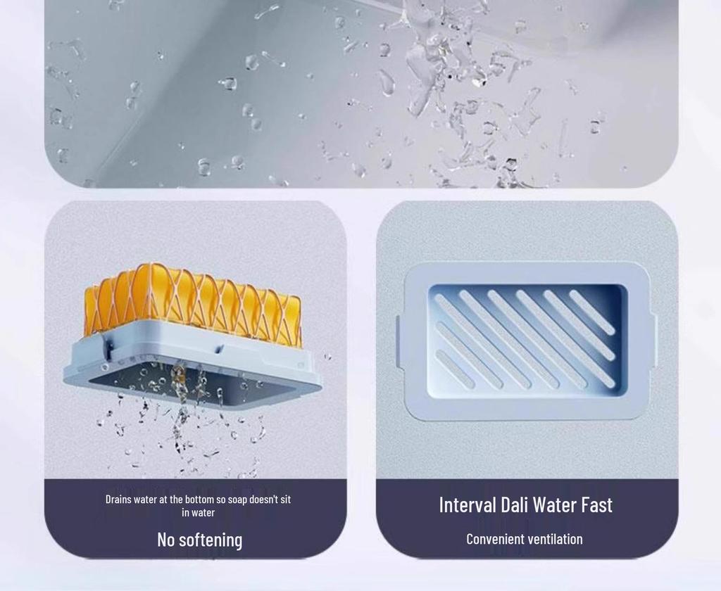 Multifunctional Elastic Mesh Soap Foaming Box: Hands-Free Laundry & Storage Tray with Drainage