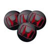 4pcs 56mm 60mm Car Wheel Center Hub Center Cap Rim Hub Dustproof Cover Emblemem For Honda Accord CRV XRV Civic Odyssey ahn256