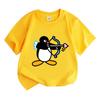 2026 NEW Cartoon Pingu T-shirt Manga/Comic Boys Girls Kids Clothing Tops Streetwear Short Sleeves Sports Fashion Tees Toddler