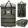 Expandable Large Capacity Foldable Travel Luggage with Universal Wheels (158 cm)
