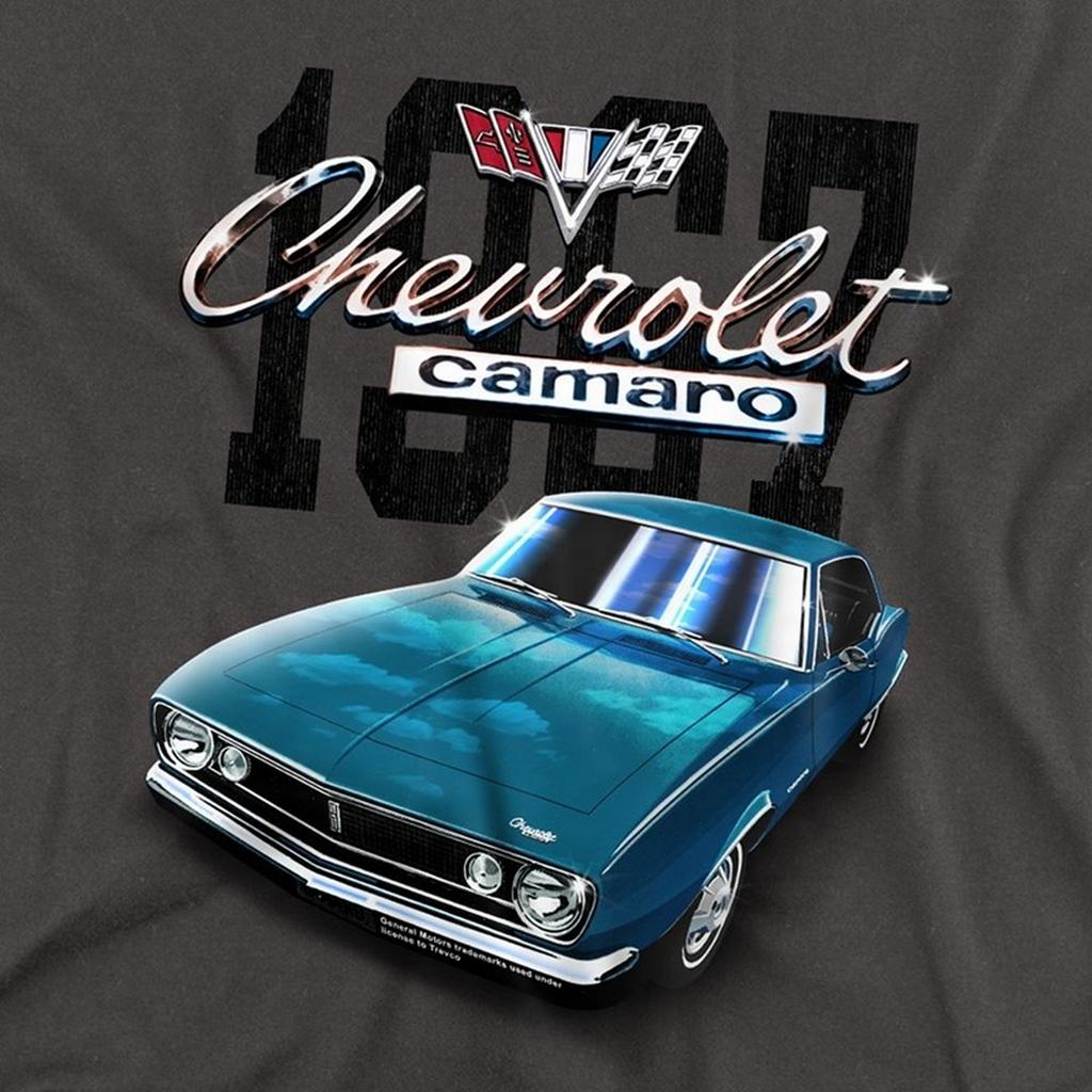 Chevrolet Mens Classic Camaro Long-Sleeved T-Shirt