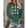 Women's Vintage Floral Print Long Sleeve T-Shirt