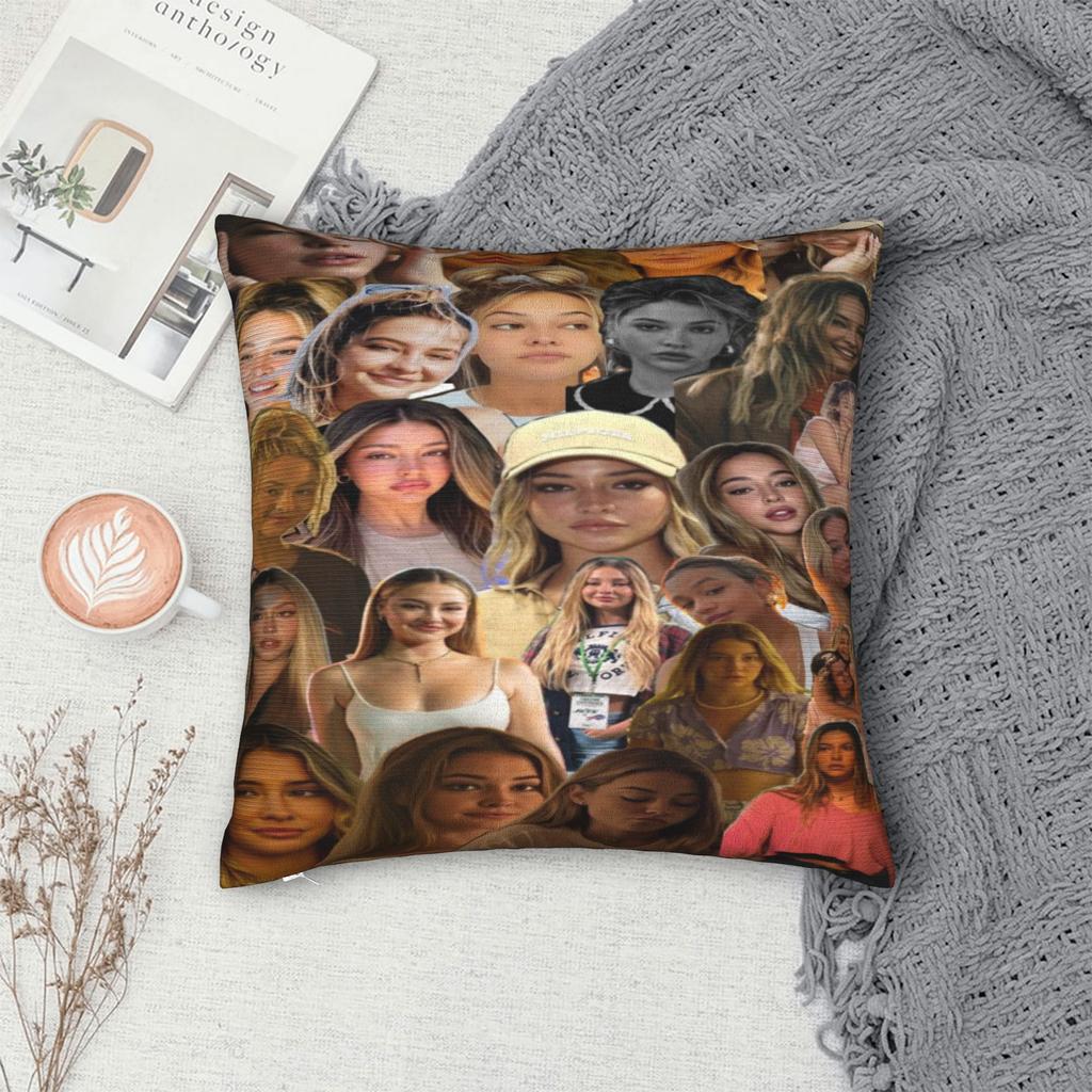 Madelyn Cline Printing Pillowcase Cushion Cover Throw Pillow Cover Y2K Home Decoration Square Multi Size