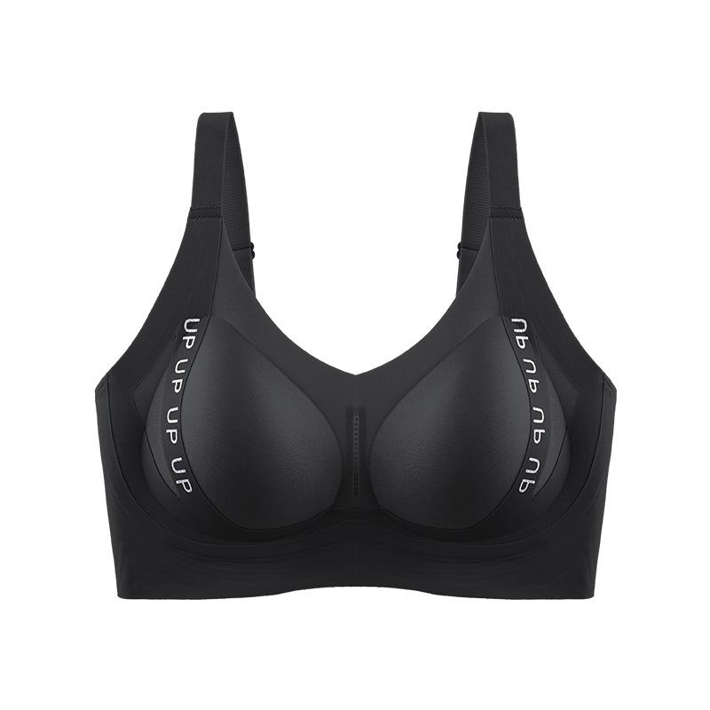 

Seamless Bra Women s Lifting Bra Gathering Bra Collection and Accessory Bra Integrated Sports Bra Without Steel Ring M чорний