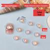 Ocean Style Seashell Nail Art Kit: 3D Shell, Starfish, Resin Ornaments with 12-Grid Box