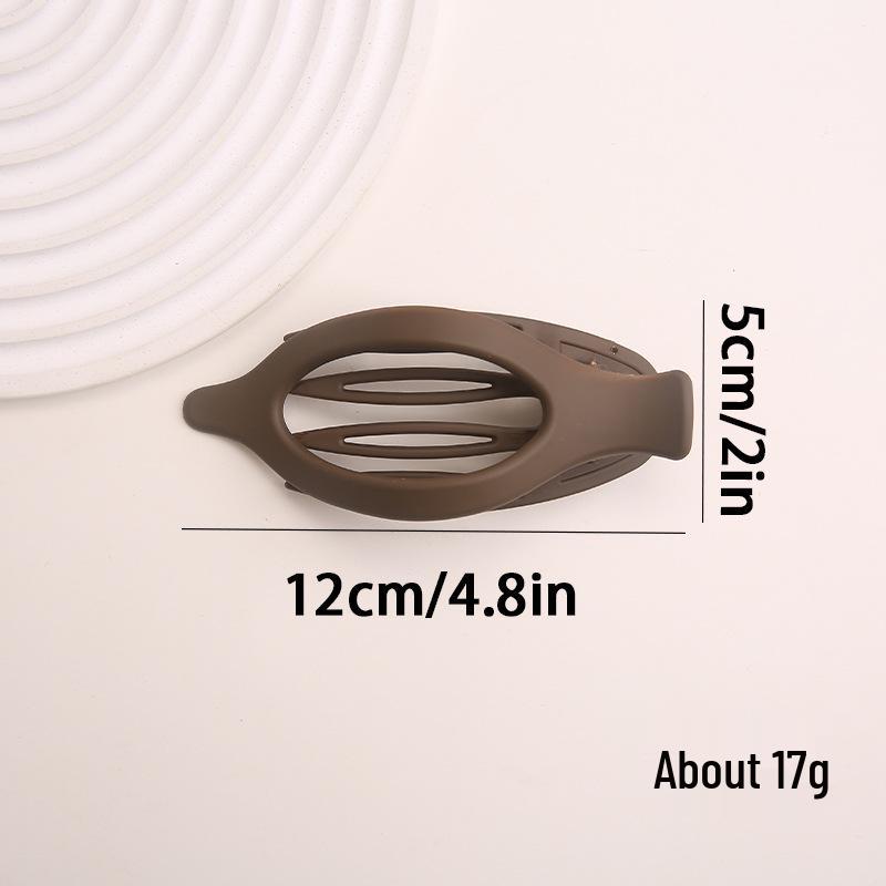 French Retro Shark Hair Clip - Lightweight Updo Accessory