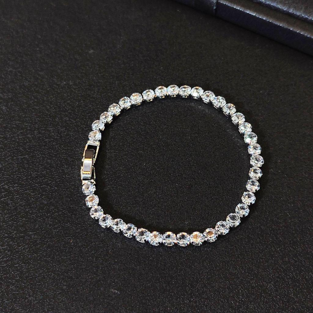New 2023 Elegant Moissanite Diamond Bracelet for Women - Cold Style Niche Design