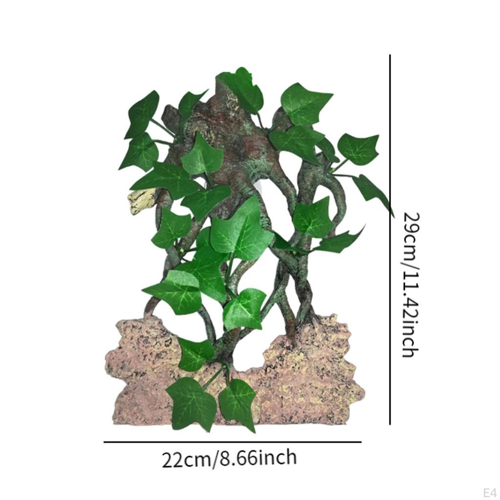 Baum Ast Kletter Dekoration Gecko Pflanze Ornament Krabbe Lebensraum Dekoration Aquarium Bartagamen