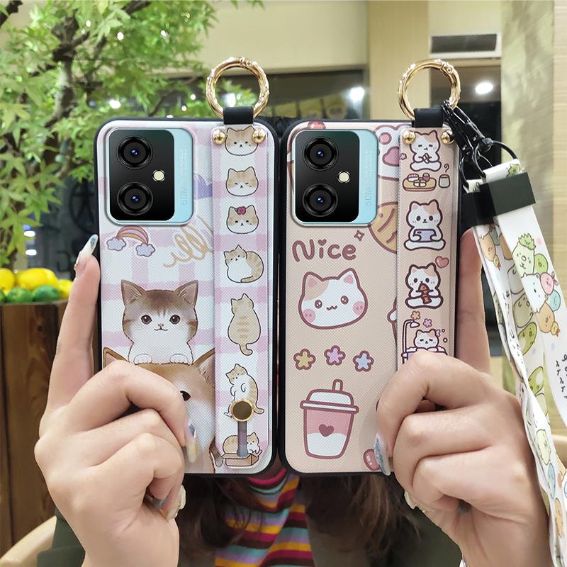 Waterproof Soft case Phone Case For Blackview Oscal C70 Durable Dirt-resistant Phone Holder Lanyard Wristband Anti-dust