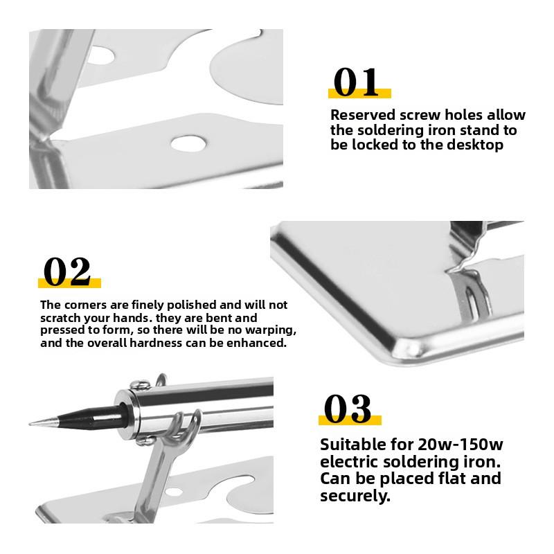 Electric Soldering Iron Stand Holder Small Portable High Temperature Resistance Welding Safety Accessories Kit
