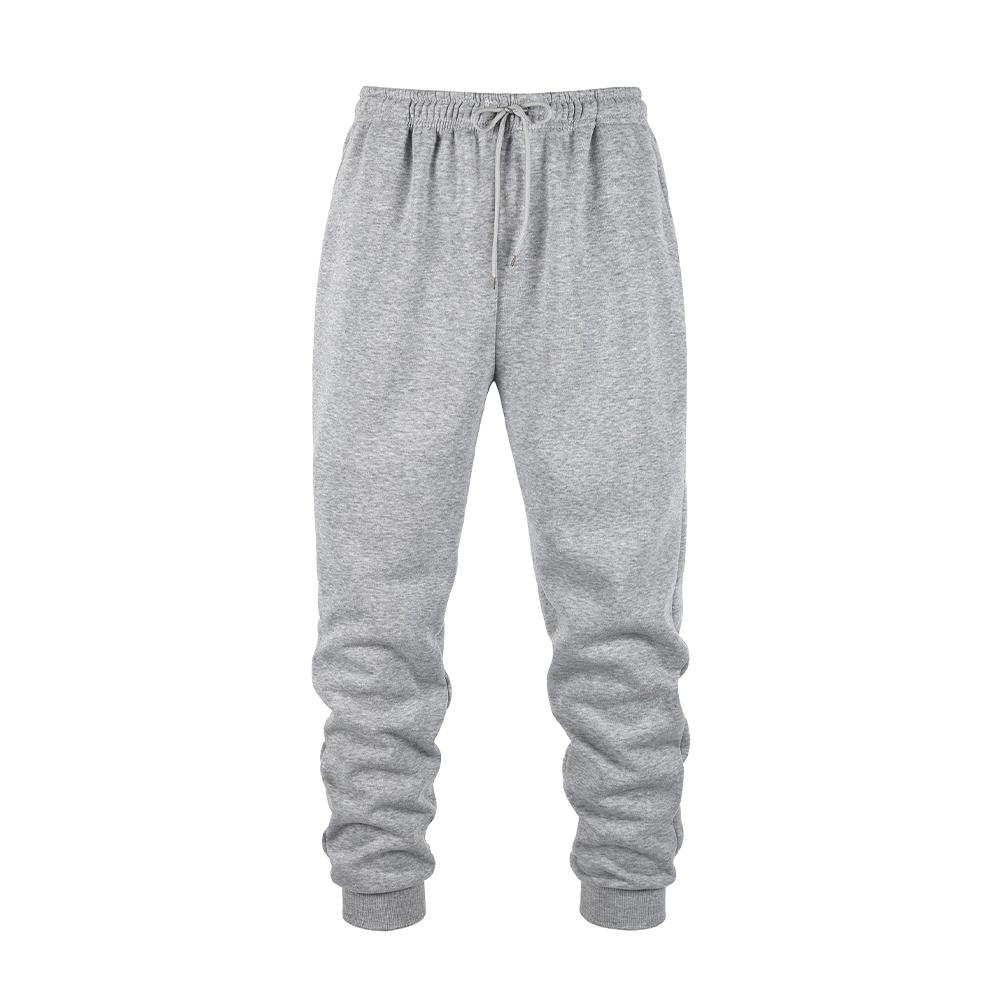 Mens Jogging Sports Pants Autumn Winter Sweatpants Men Sports Gym Trousers Fashion Solid Color Casual  Long Pants