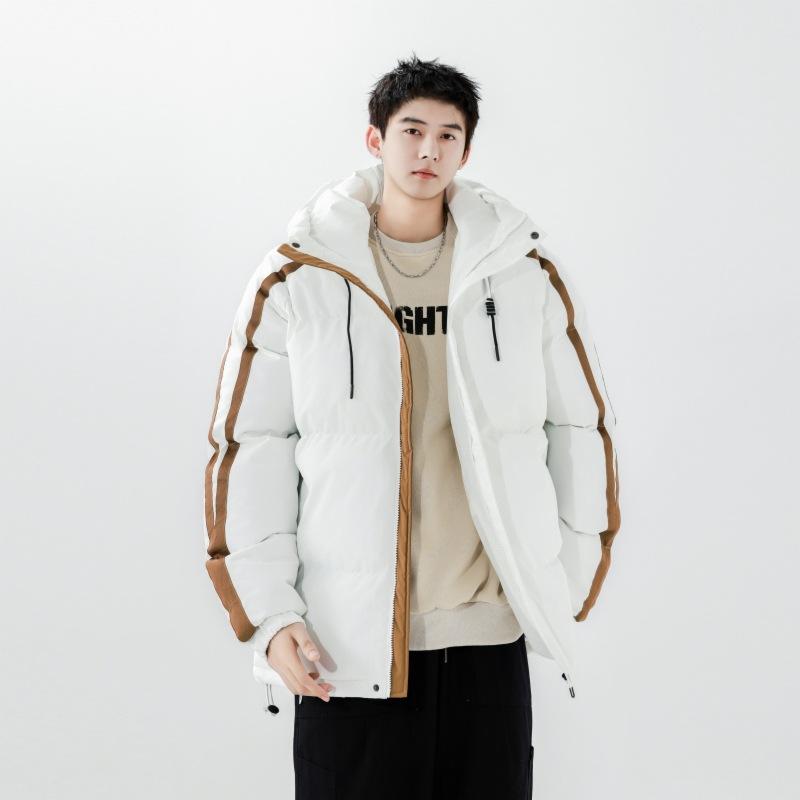 Chaquetas cálidas acolchadas de algodón, chaquetas acolchadas de algodón de invierno, chaquetas de hombre, modernas, sencillas y modernas