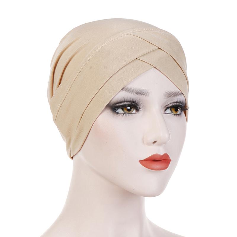 Heldeksel Indre Hijab Caps Muslim Stretch Turban Cap Islamsk Underskjerf Bonnet