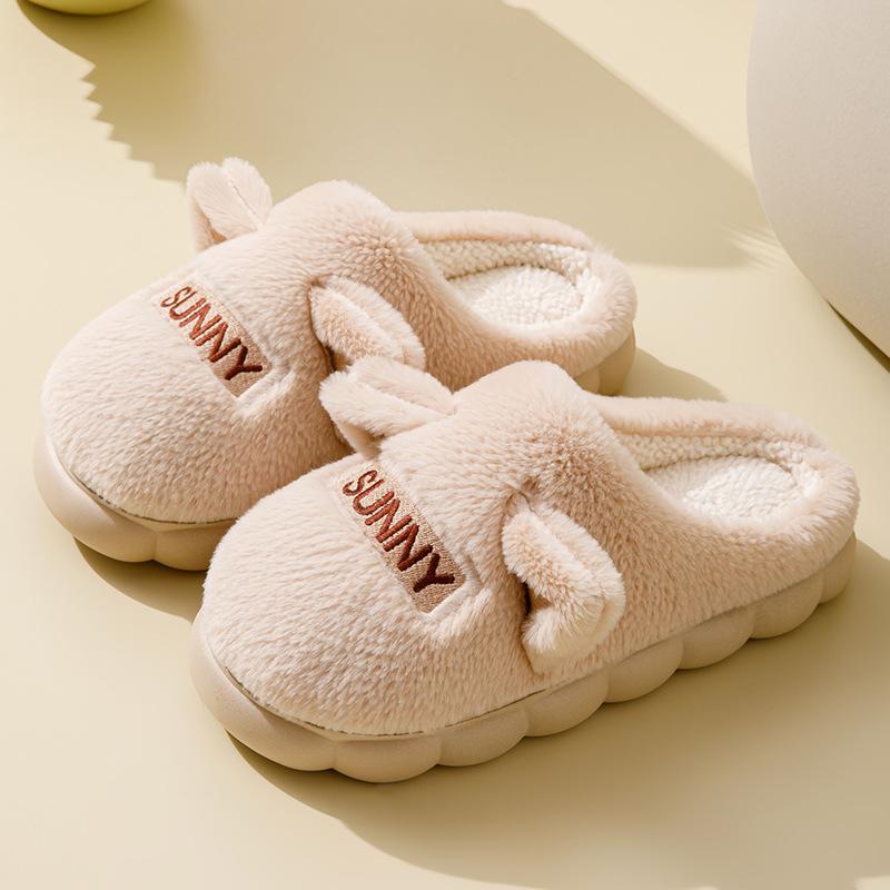 Cartoon Baumwollschuhe Herbst und Winter Freizeit Indoor Zuhause Samt Dicke Sohle Warme Baumwollpantoffeln EVA-Sohle