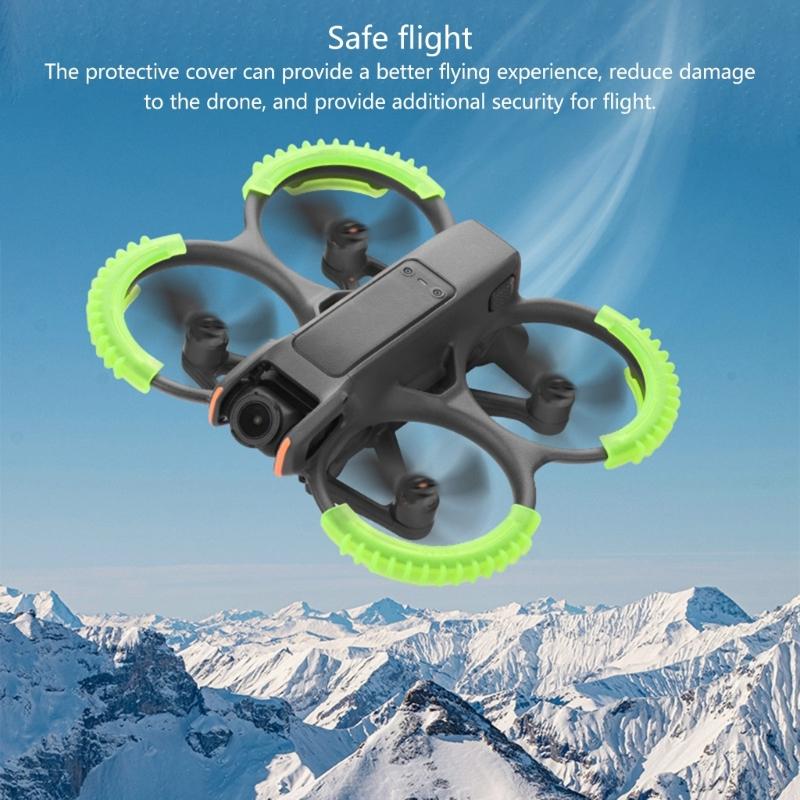 Impact Resistant UAV Leaf Protector TPU Propeller Guard Adds Colorful Style Without Affecting Flight for Avata 2