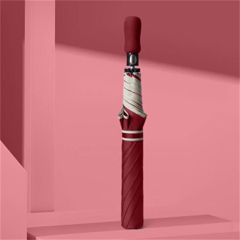 Semi-Automatic Two-Fold Windproof Golf Umbrella