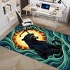 Black Panther Chair Mat: Office Carpet, Oversized Rug for Home Decor, Sofa Mat, Desk Protector, Gift