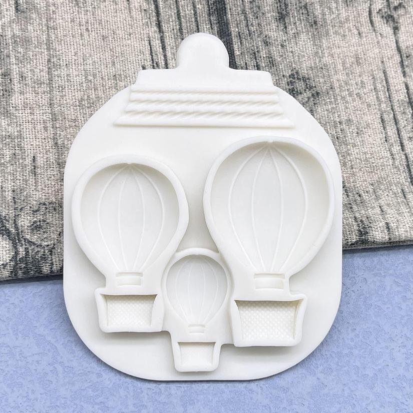 Air Balloon Silicone Mold Sugarcraft Cupcake Baking Mold Fondant Cake Decorating Tools