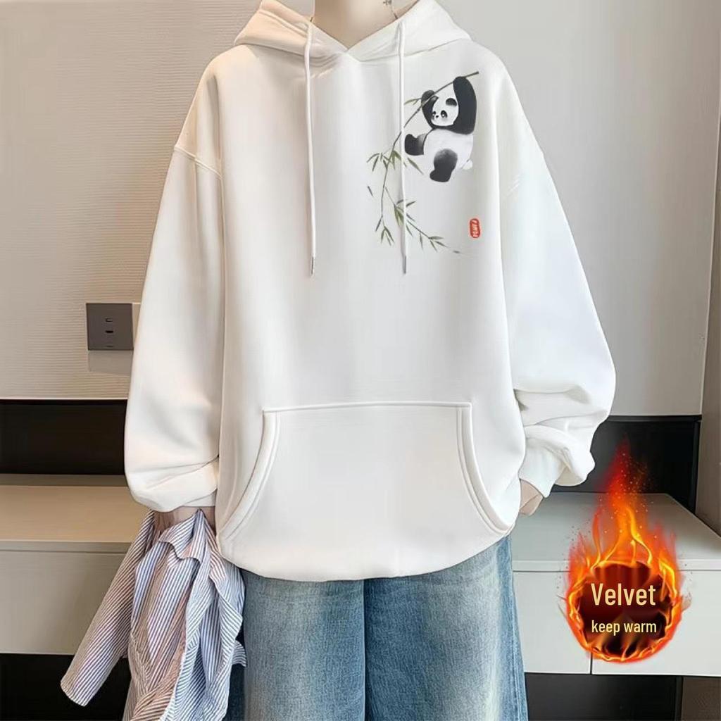 Unisex Trendy Hooded Sweatshirt - Autumn Winter Warm Casual Top