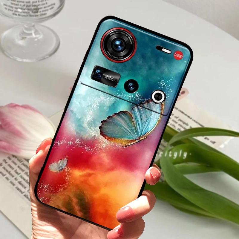 For ZTE Nubia Z70 Ultra 5G Case NX733J Shockproof Soft TPU Silicone Phone Cover For ZTE Nubia Z60S Pro 5G Z50S Pro Bumper Fundas