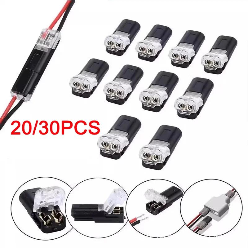 Connettore Filo Spina Impermeabile a 2 Poli Connettori a Scatto per Fili Elettrici Auto Connessione Terminale a Striscia Vendita all'Ingrosso