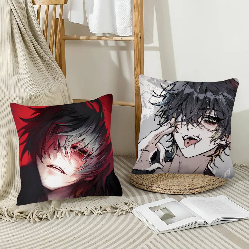 1Pc Slow D-Damage Anime Pillow Case Fashion Square Pillowcase Bedroom Sofa Room Ins Decoration Leisure