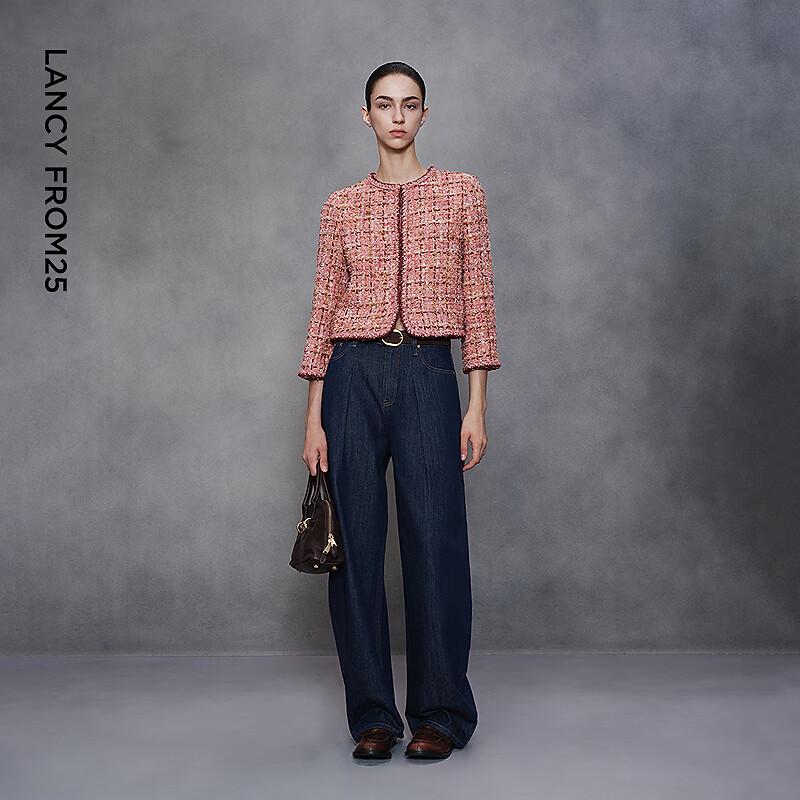 LANCY Artist Collaboration Wool Blend Tweed Jacket