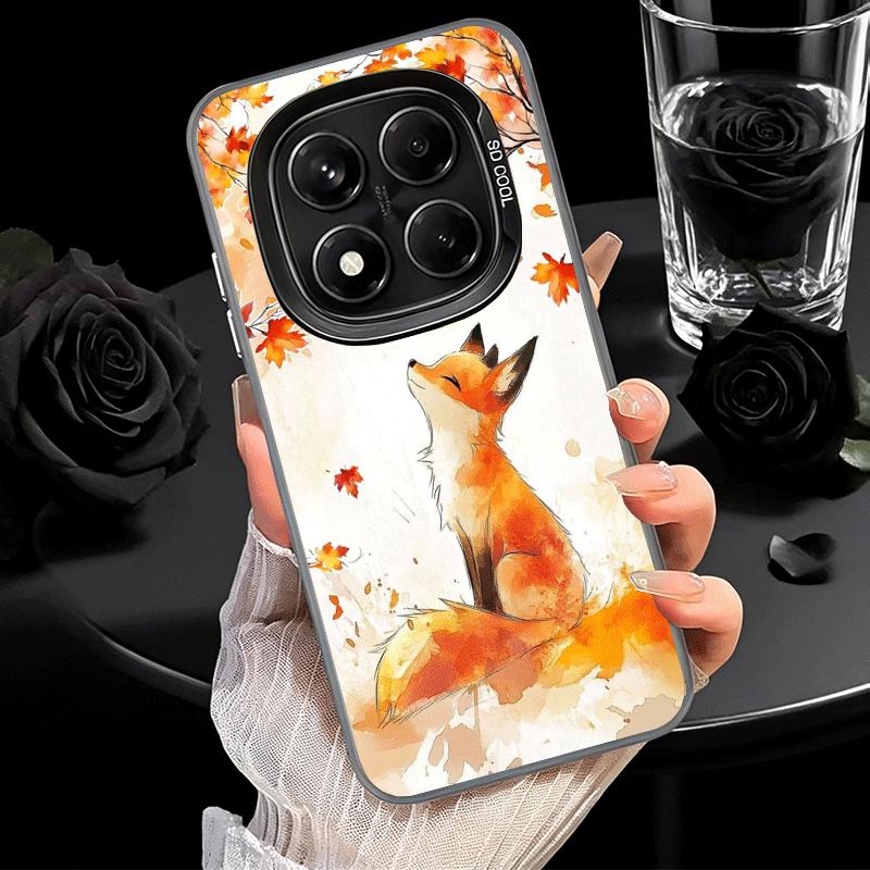 Cartoon Fox Animal Soft Phone Case for Xiaomi Redmi Note 13 14 15 Pro Plus 12S 12 11S 11 11T 10S 10 Shockproof Cover Back Shell