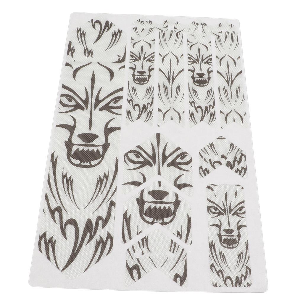 ENLEE 3D Mountain Bike Protective Stickers Set Impact Resistance Bicycle Decorative StickerGorilla