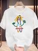 Unisex's Casual Summer Outfit T-Shirt  Crew Neck Short Sleeve T-Shirt